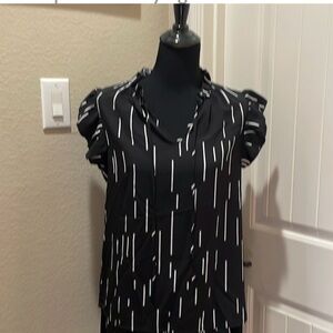 Black and White Women's Top